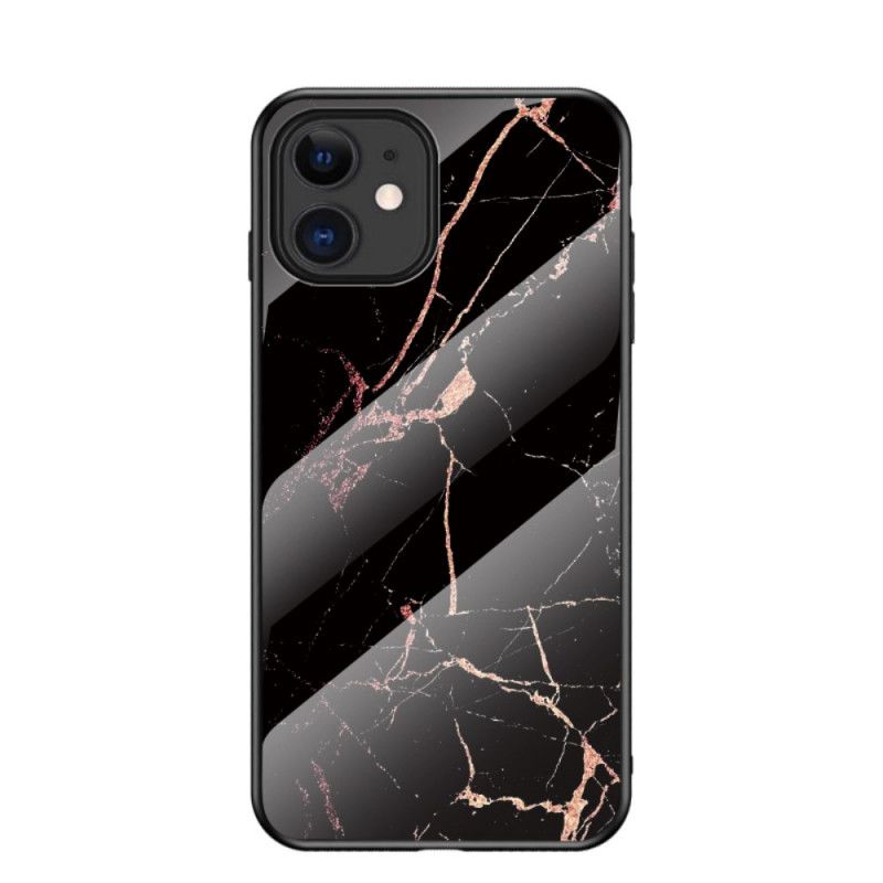 Coque iPhone 12 Mini Verre Trempé Marble Colors