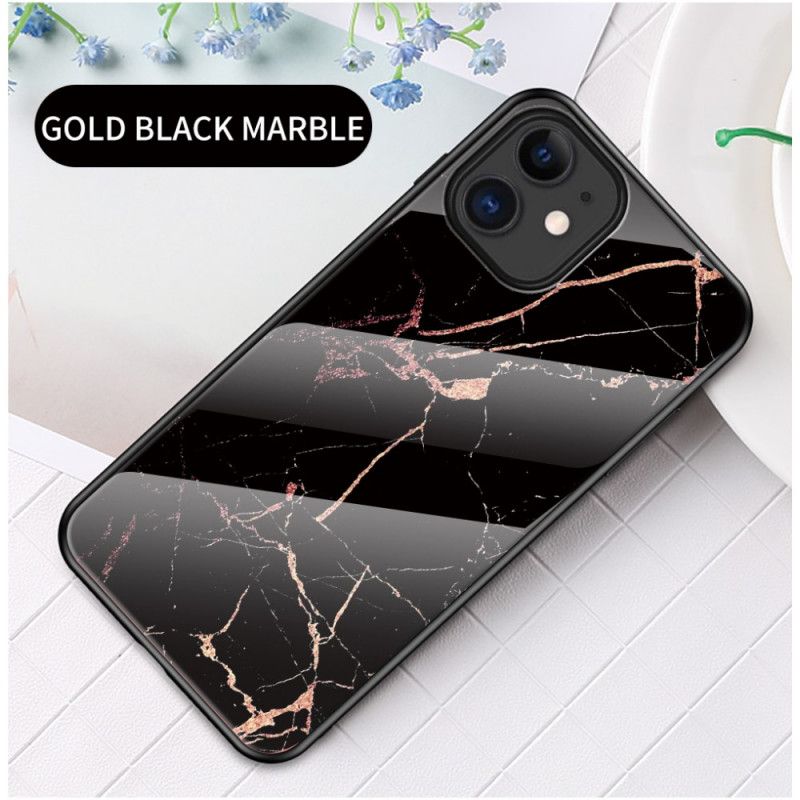 Coque iPhone 12 Mini Verre Trempé Marble Colors