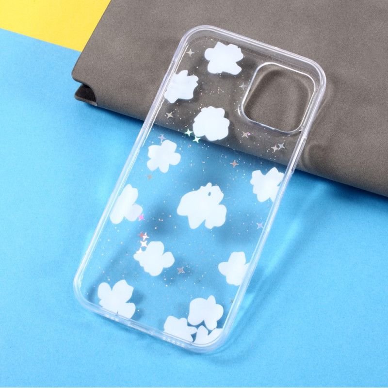 Coque iPhone 12 / 12 Pro Fleurs Et Perles