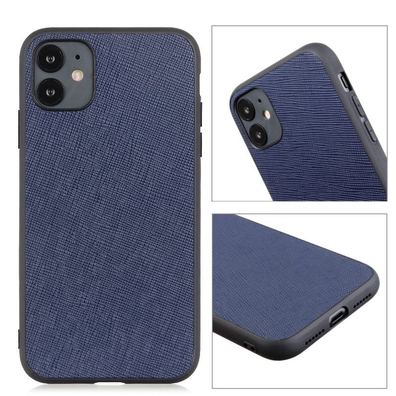 Coque iPhone 12 / 12 Pro Véritable Cuir Texturé