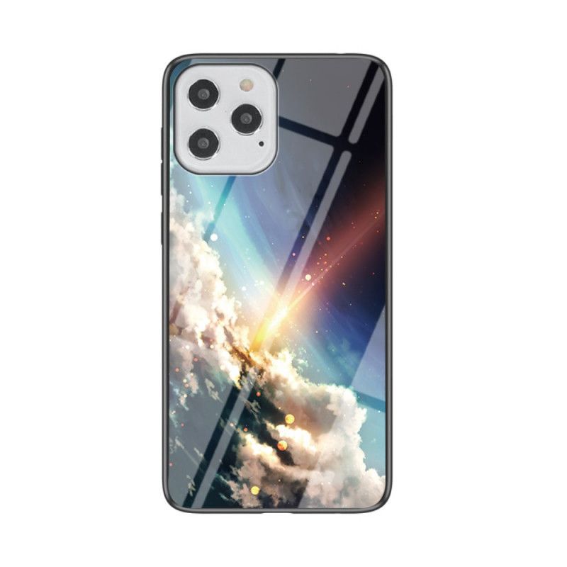 Coque iPhone 12 / 12 Pro Verre Trempé Starry Sky