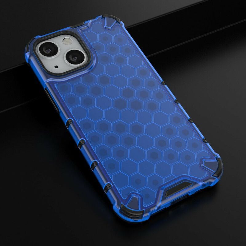 Coque iPhone 13 Mini Style Nid D'abeille