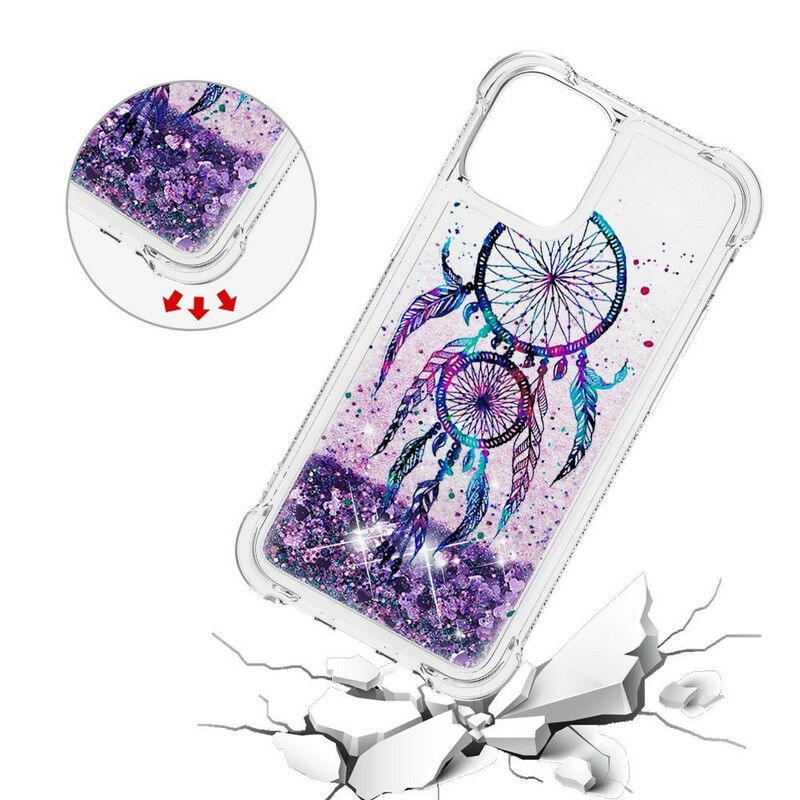 Coque iPhone 13 Pro Attrape Rêves Paillettes