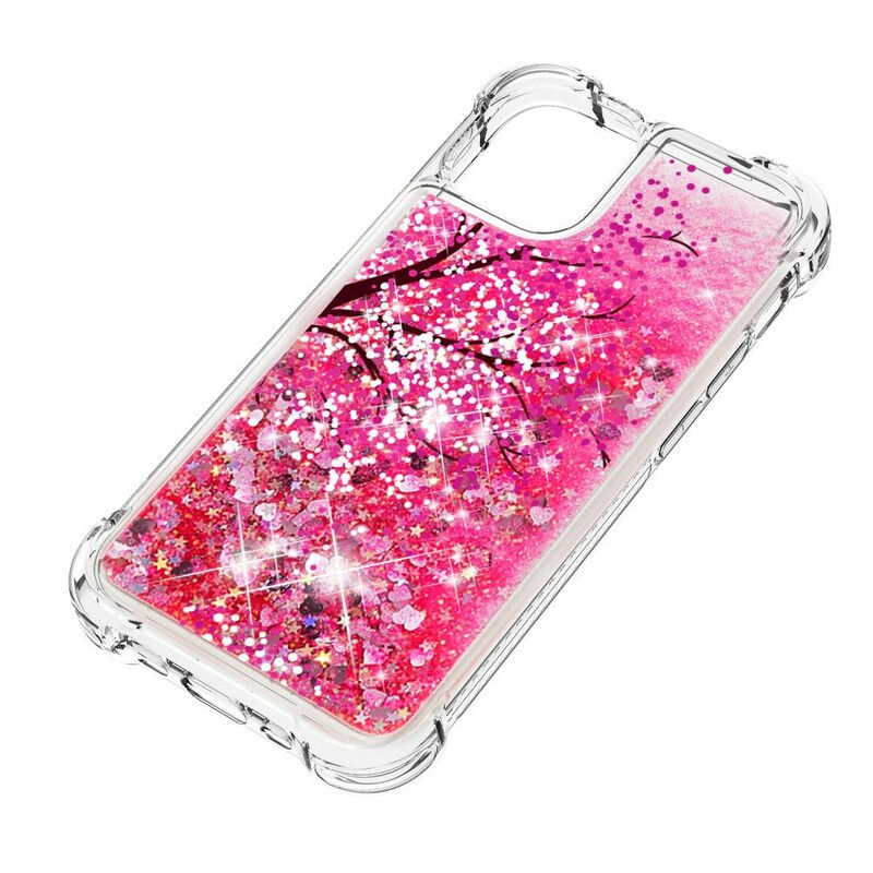 Coque iPhone 13 Pro Max Arbre Paillettes