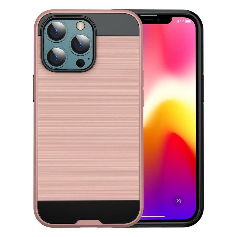 Coque iPhone 13 Pro Max Fibre Carbone Brossée