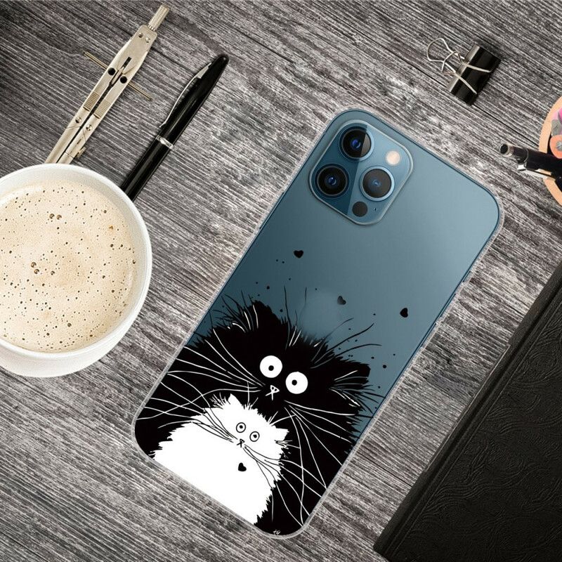 Coque iPhone 13 Pro Max Regarde Les Chats