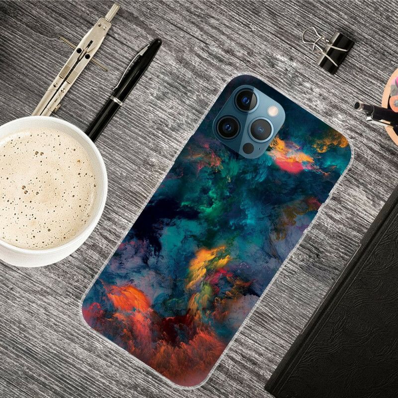 Coque iPhone 13 Pro Nuages Colorés