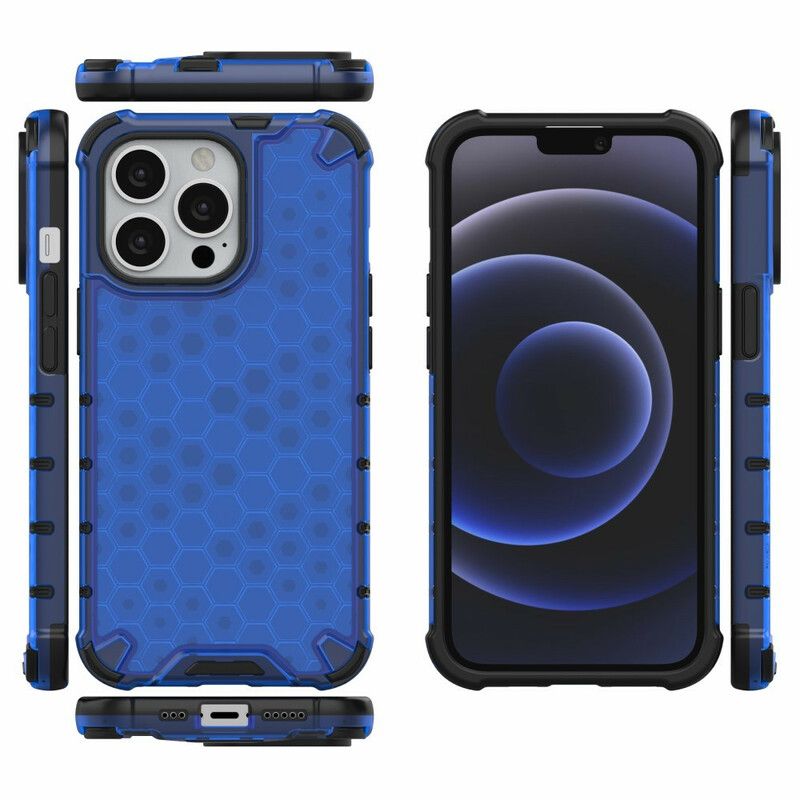 Coque iPhone 13 Pro Style Nid D'abeille