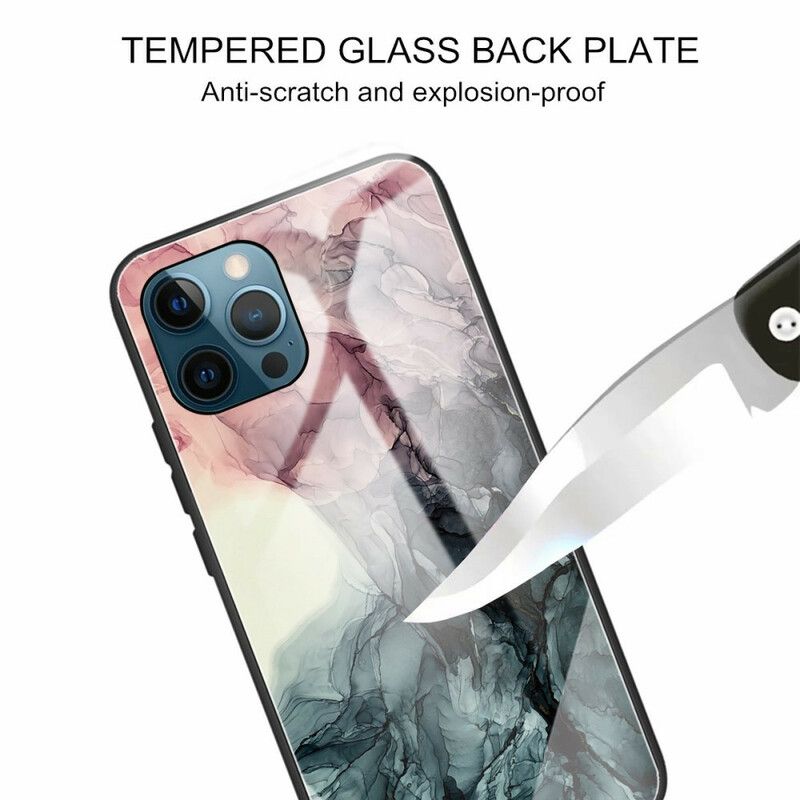 Coque iPhone 13 Pro Verre Trempé Marble