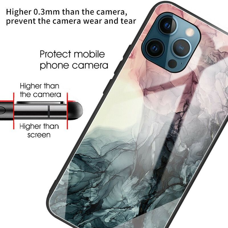 Coque iPhone 13 Pro Verre Trempé Marble