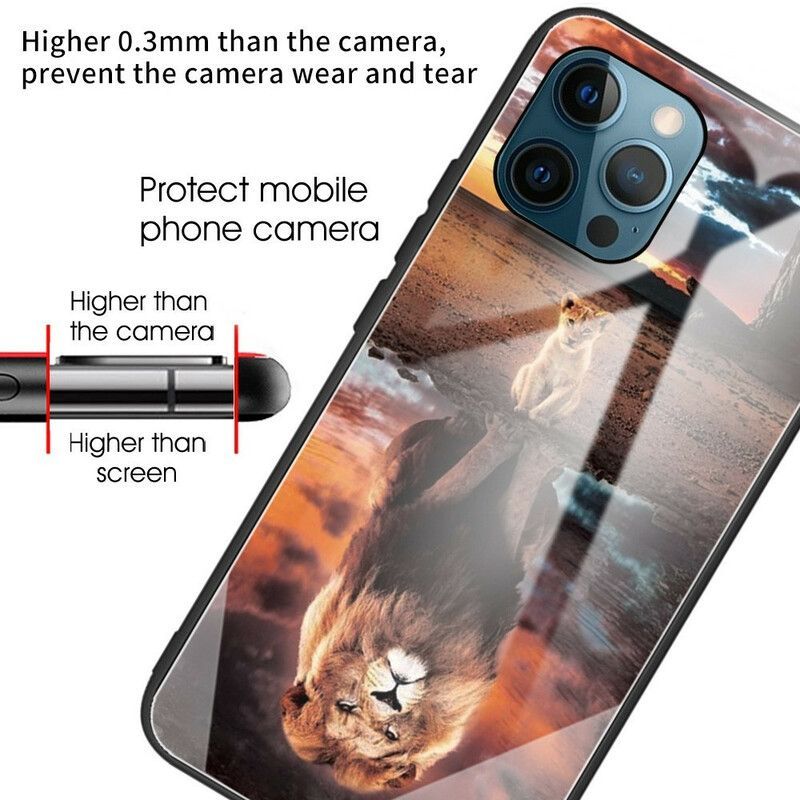 Coque iPhone 13 Pro Verre Trempé Rêve De Lionceau