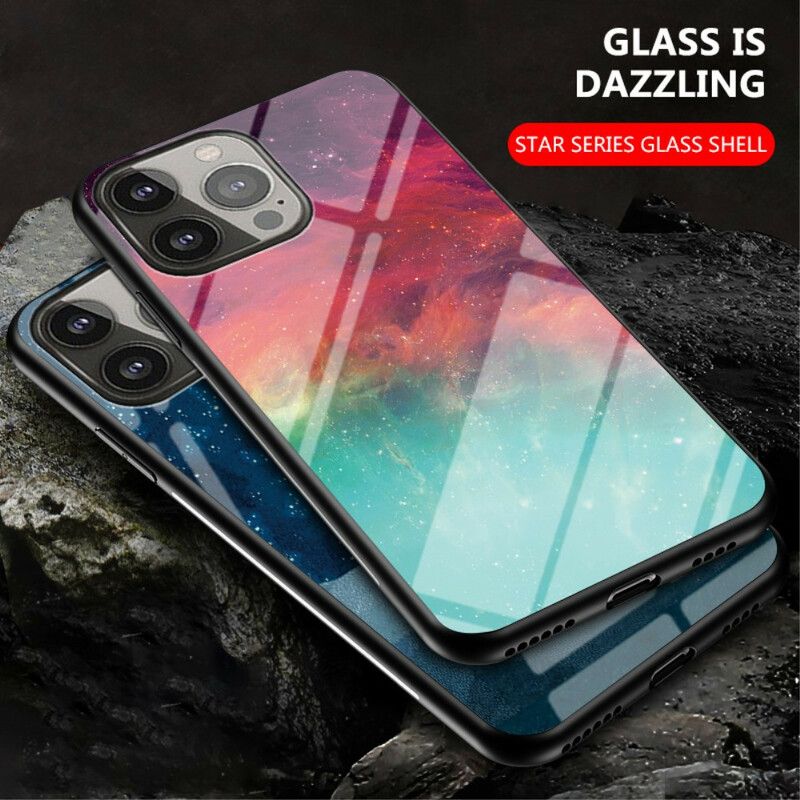 Coque iPhone 13 Pro Verre Trempé Starry Sky