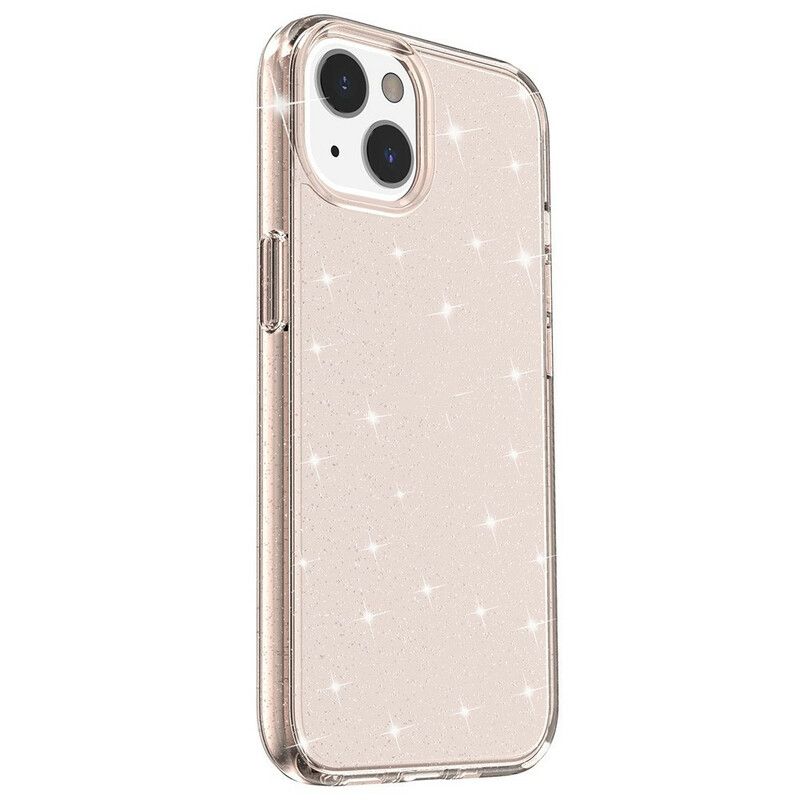 Coque iPhone 13 Transparente Paillettes