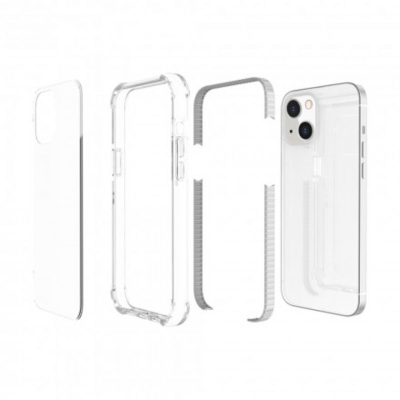 Coque iPhone 13 Transparente Rebords Silicone