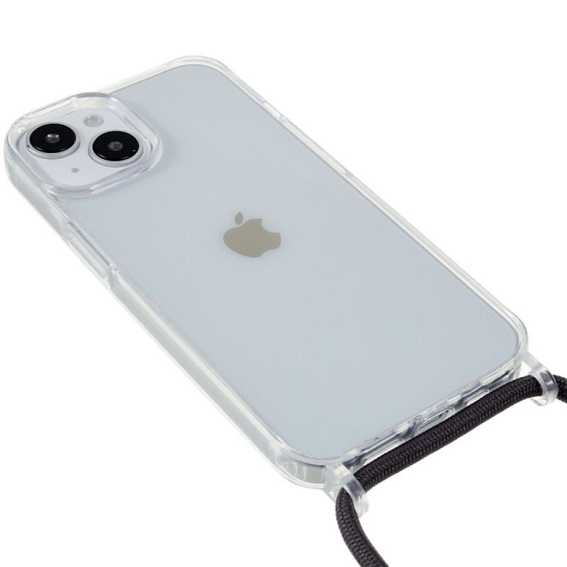 Coque iPhone 14 à Cordon Transparente