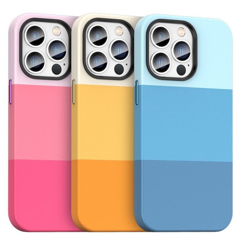 Coque iPhone 14 Plus Bandes Colorées