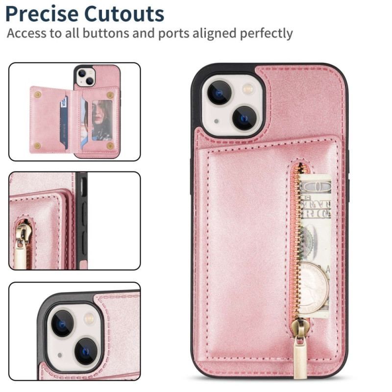 Coque iPhone 14 Plus Porte Cartes / Support / Monnaie