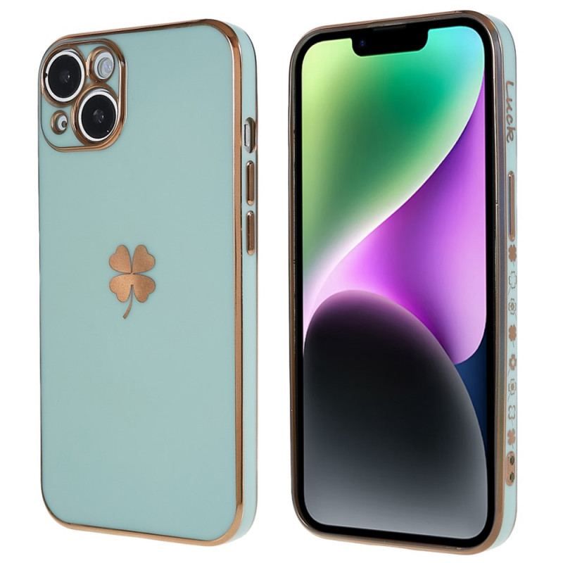 Coque iPhone 14 Plus Trèfle Lucky