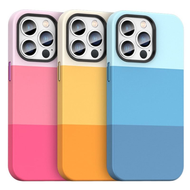 Coque iPhone 14 Pro Bandes Colorées