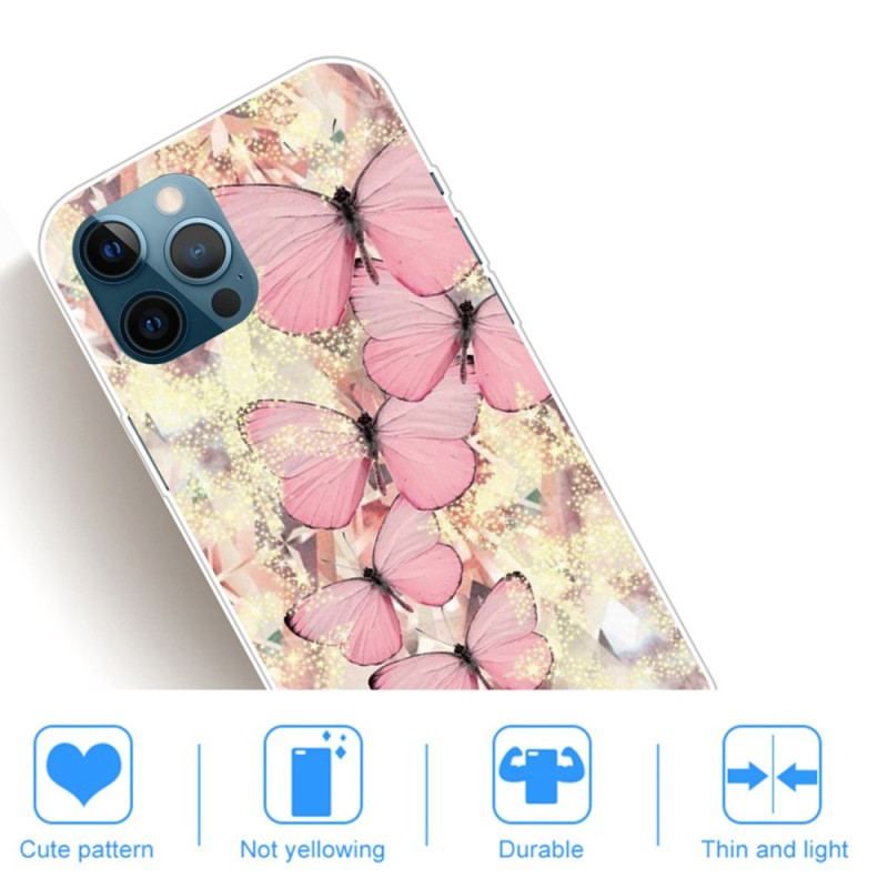 Coque iPhone 14 Pro Déclinaisons Papillons