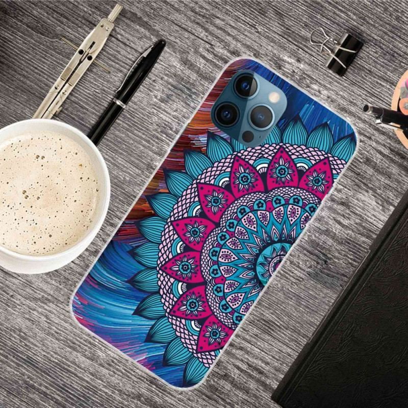 Coque iPhone 14 Pro Mandala Coloré