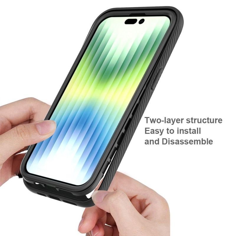 Coque iPhone 14 Pro Max Hybride avec Protecteur pour Écran