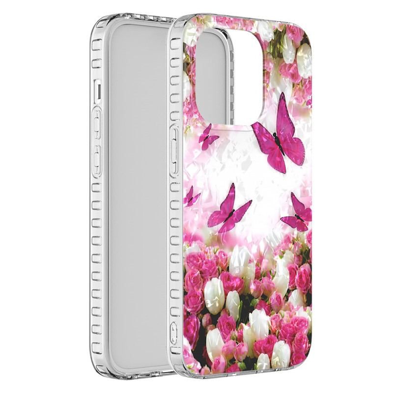 Coque iPhone 14 Pro Max Papillons Stylés