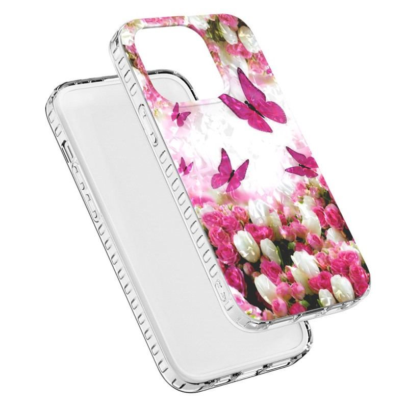 Coque iPhone 14 Pro Max Papillons Stylés