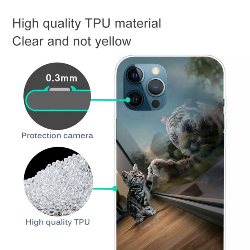 Coque iPhone 14 Pro Max Rêve de Félin