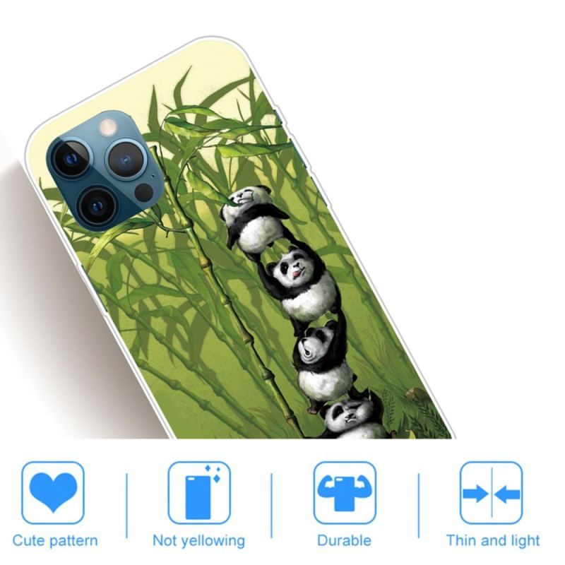 Coque iPhone 14 Pro Max Tas de Pandas