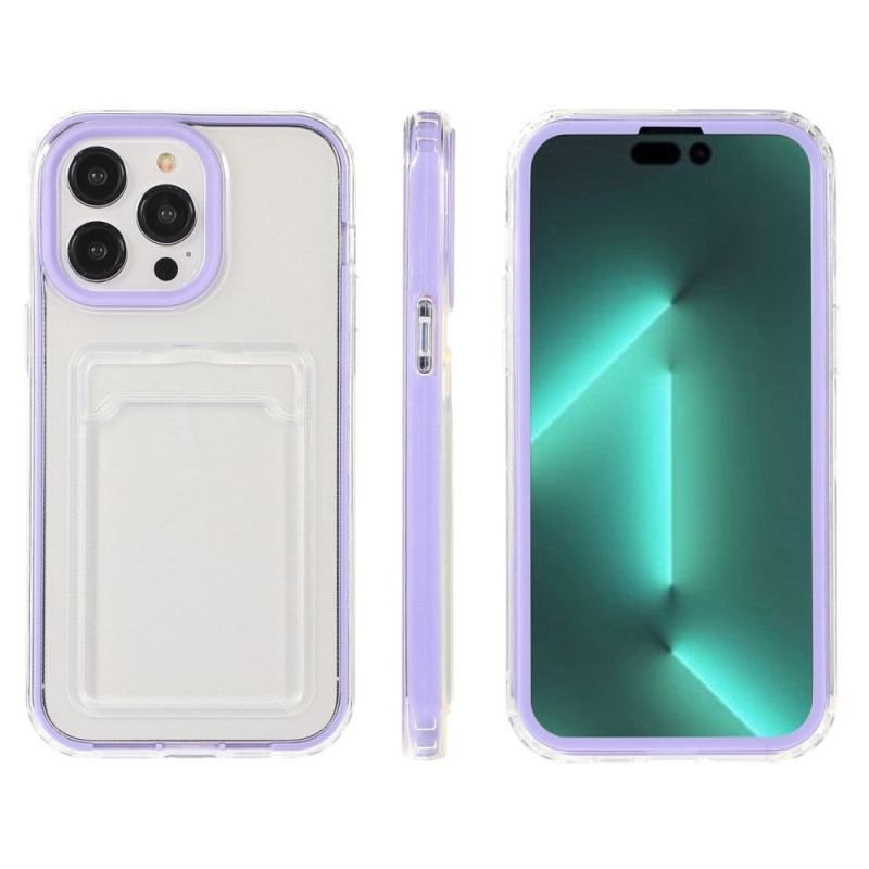 Coque iPhone 14 Pro Transparente Porte-Carte