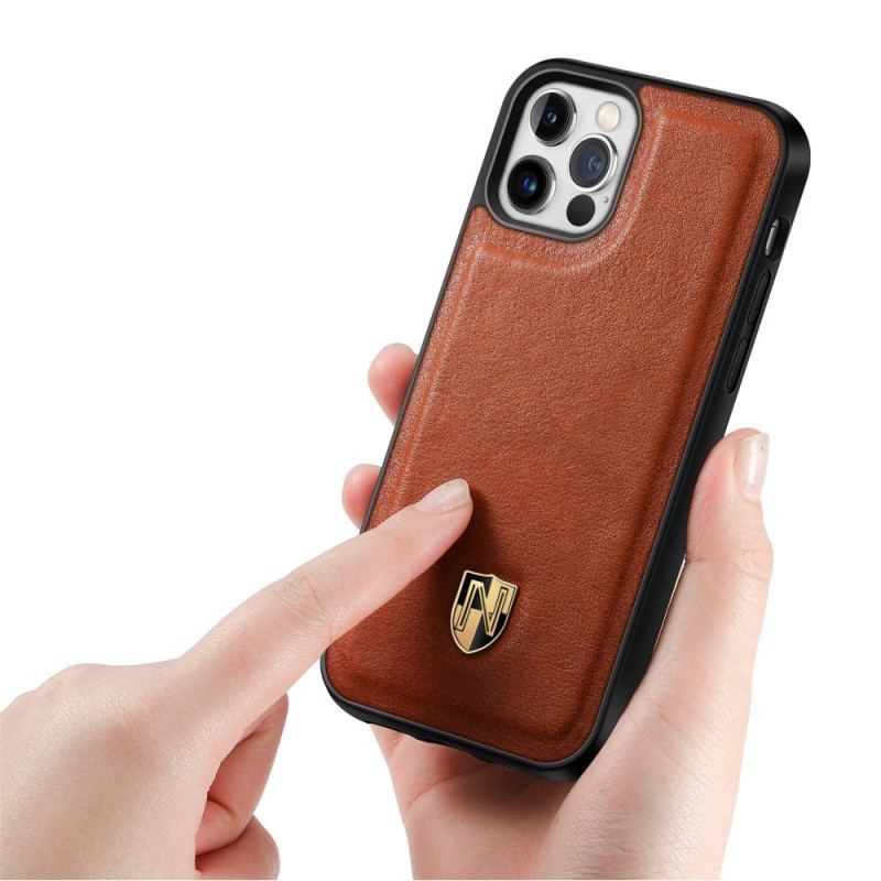 Coque iPhone 14 Pro Véritable Cuir CASENEO