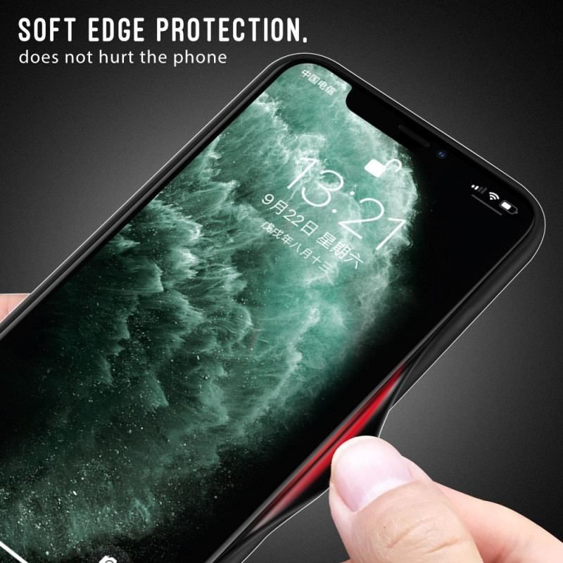 Coque iPhone 14 Pro Verre Trempé Fibre Carbone Classique