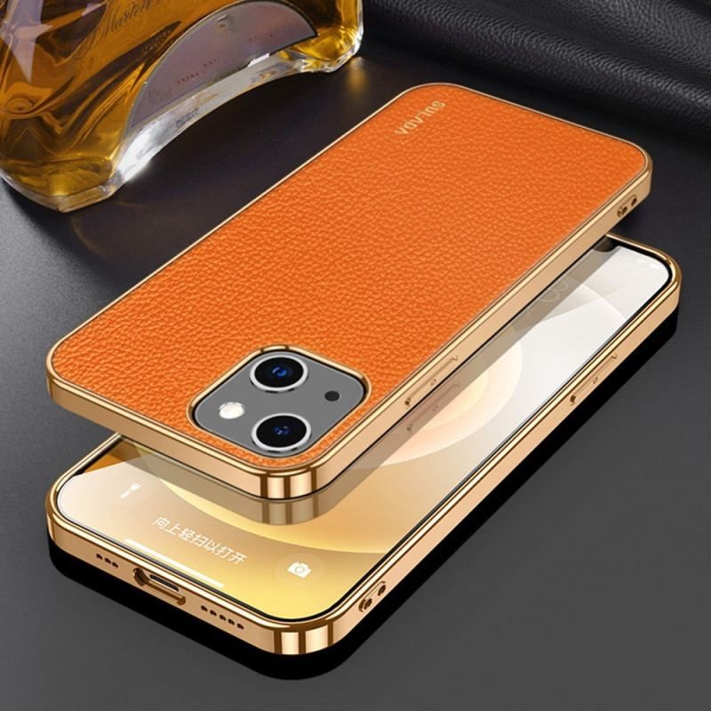 Coque iPhone 14 Style Cuir SULADA