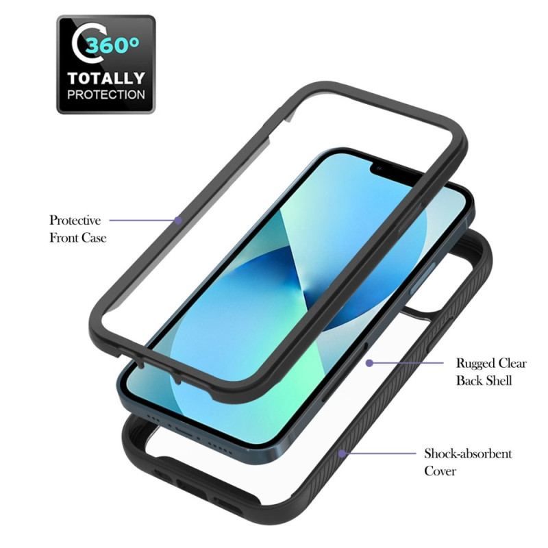 Coque iPhone 14 Transparente avec Anneau-Support