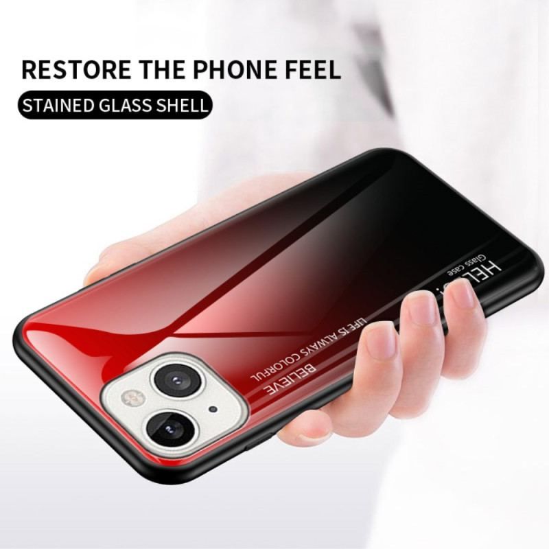 Coque iPhone 14 Verre Trempé Hello