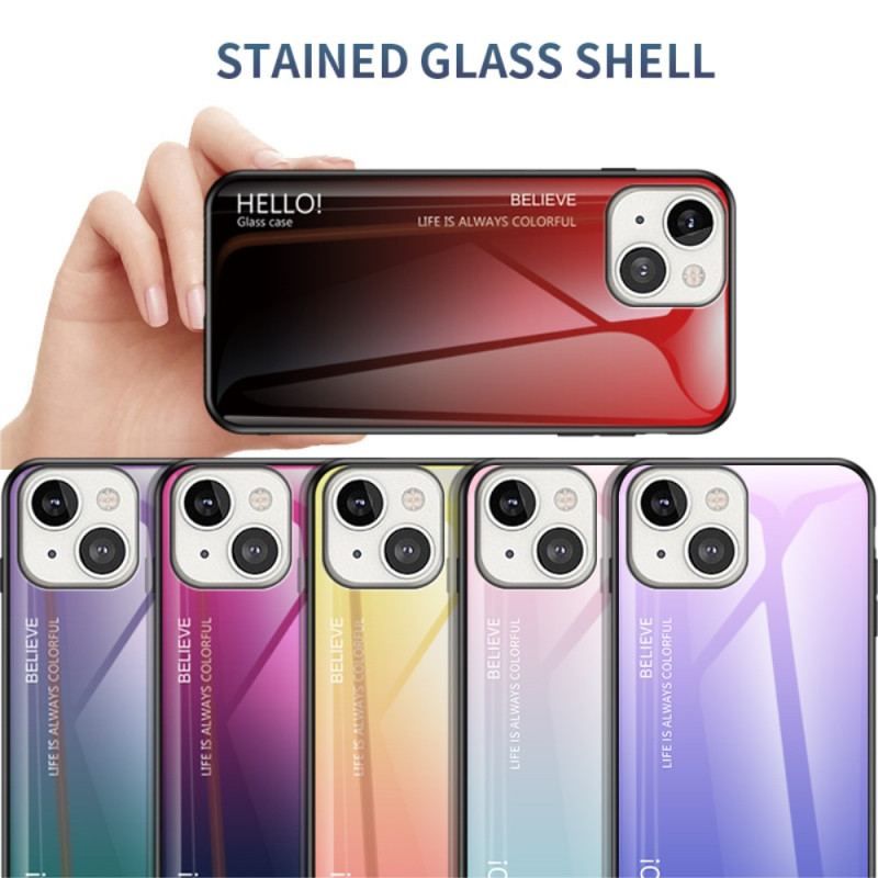 Coque iPhone 14 Verre Trempé Hello