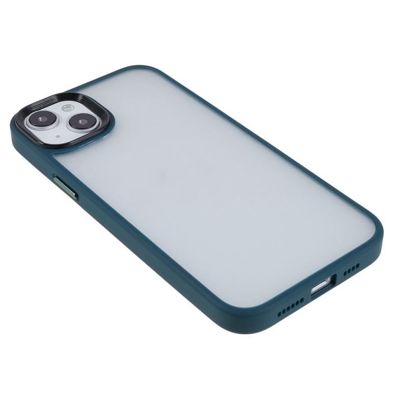 Coque iPhone 15 Plus Dos Acrylique et Rebords Silicone