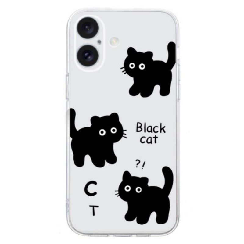 Coque iPhone 16 Plus Black Noir