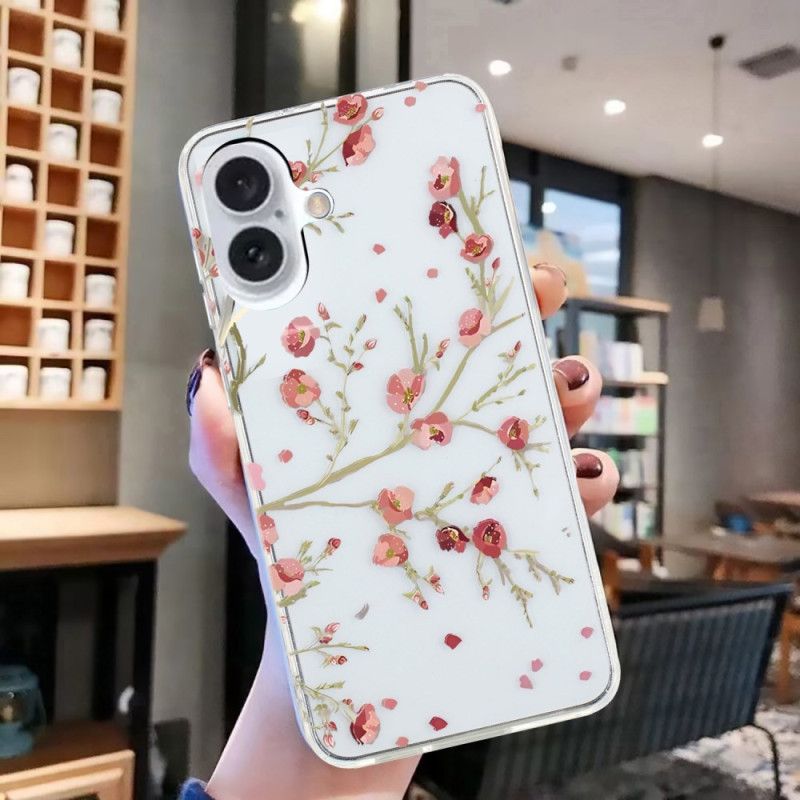 Coque iPhone 16 Plus Fleurettes