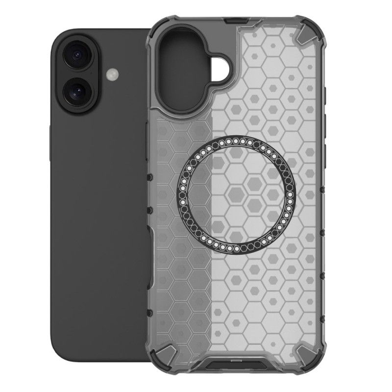 Coque iPhone 16 Plus Magnétique Nid d'Abeille