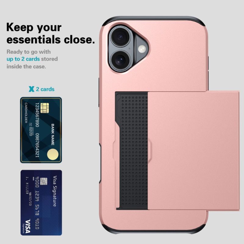 Coque iPhone 16 Plus Porte-Carte Intégré