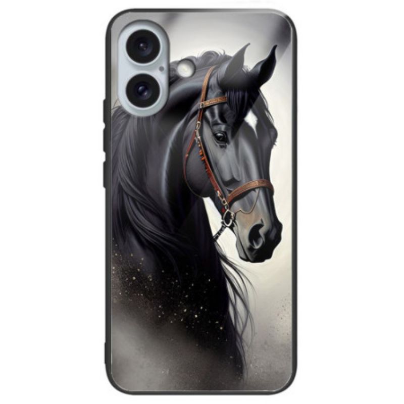 Coque iPhone 16 Plus Verre trempé Cheval