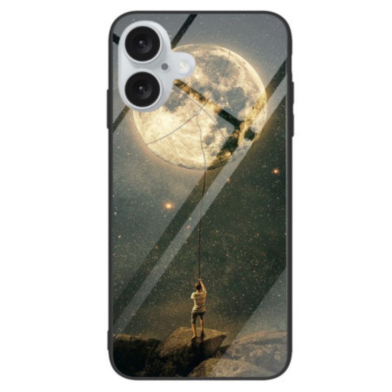 Coque iPhone 16 Plus Verre Trempé Lune