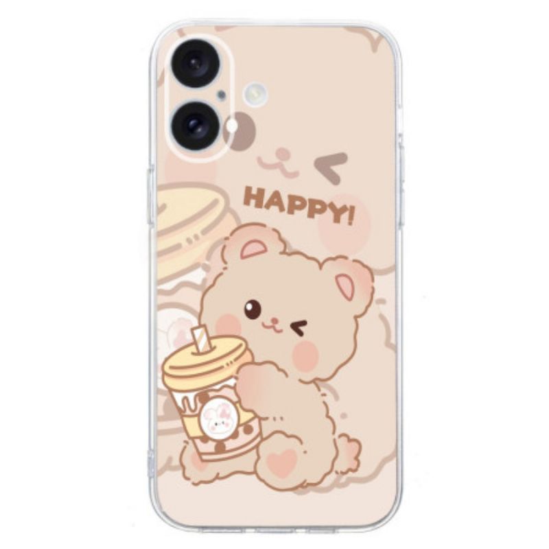 Coque iPhone 16 PlusHappy Bear