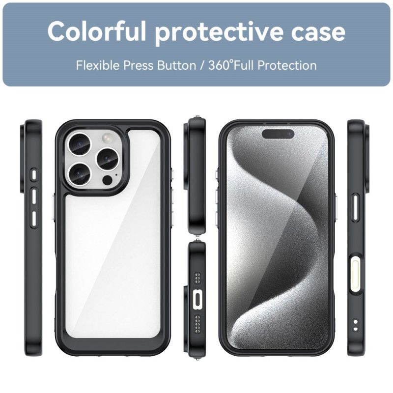 Coque iPhone 16 Pro Acrylique et Silicone