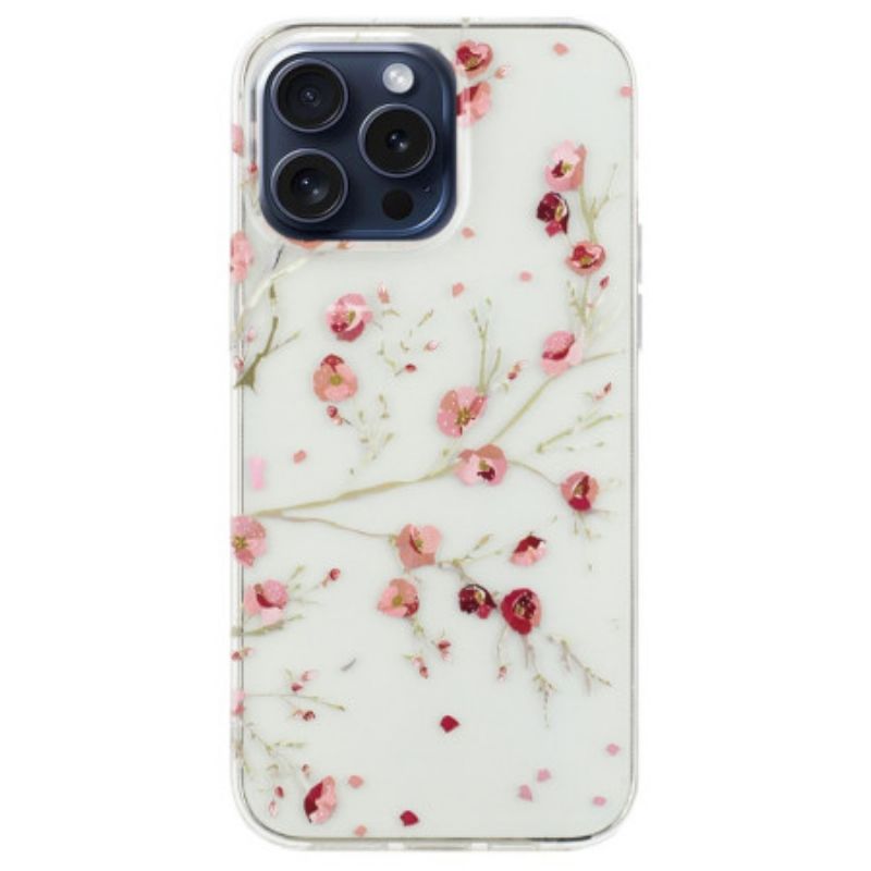 Coque iPhone 16 Pro Fleurettes