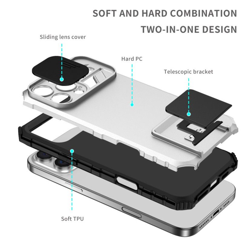 Coque iPhone 16 Pro Glissière pour Caméra et Support