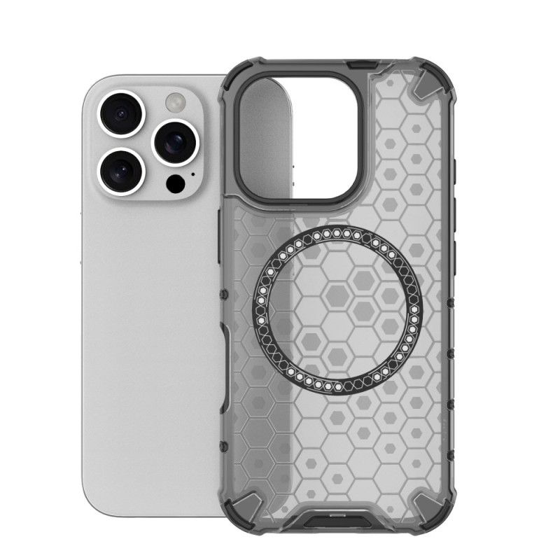 Coque iPhone 16 Pro Magnétique Nid d'Abeille