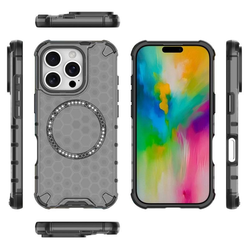 Coque iPhone 16 Pro Max Magnétique Nid d'Abeille